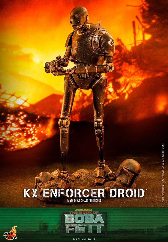 Star Wars: The Book of Boba Fett Action Figure 1/6 KX Enforcer Droid 36 cm