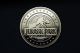 Jurassic Park Collectable Coin 25th Anniversary T-Rex Silver Edition