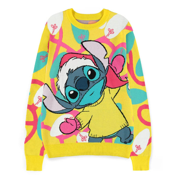 Lilo & Stitch Sweatshirt Christmas Jumper Stitch Size L