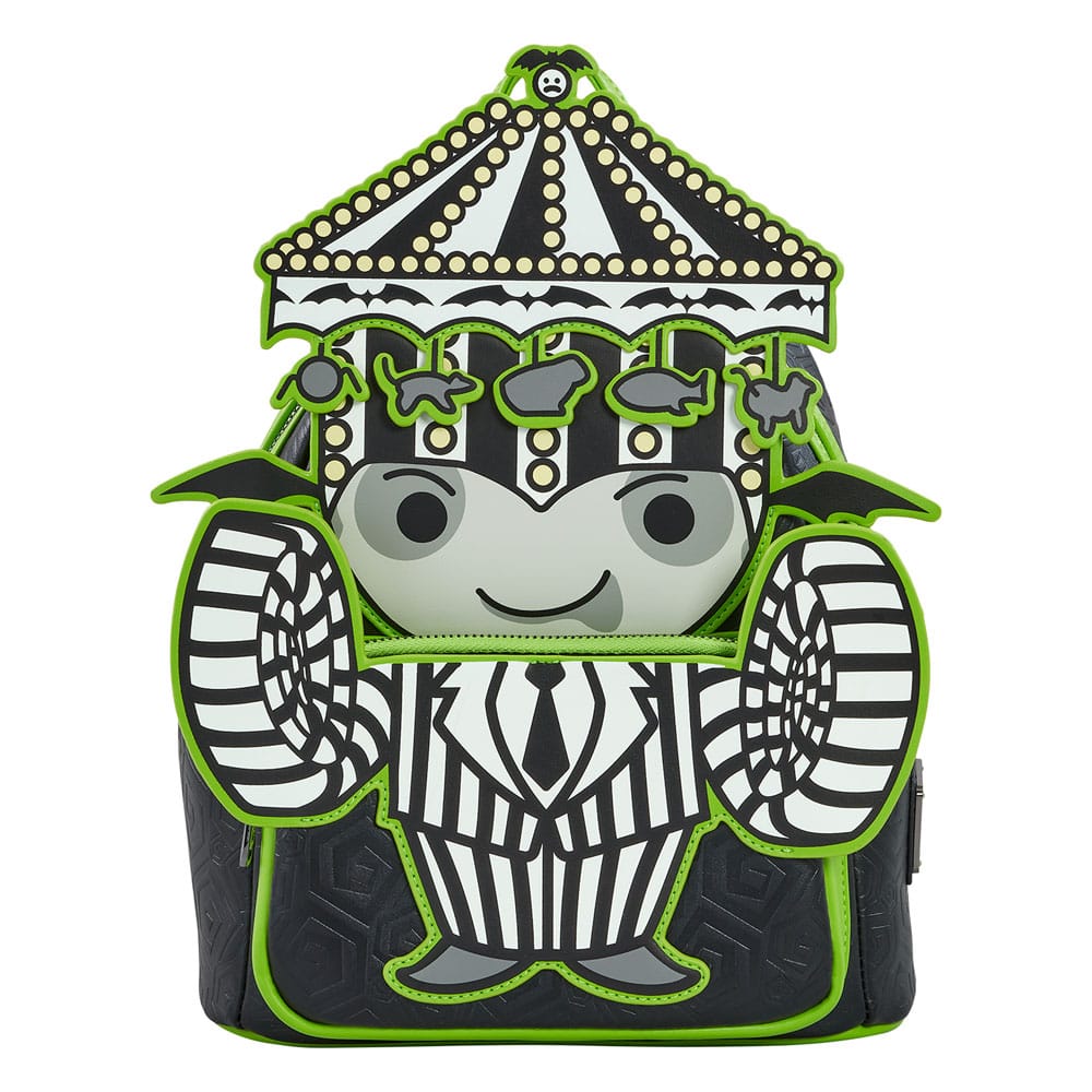 Beetlejuice by Loungefly Backpack Mini Pinstripe heo Exclusive