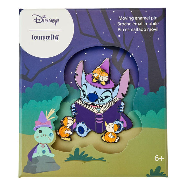 Disney by Loungefly Sliding Enamel Pin Llilo & Stitch Halloween Limited Edition 8 cm
