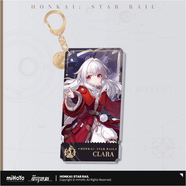 Honkai: Star Rail Character Acrylic Keychain Clara 9 cm