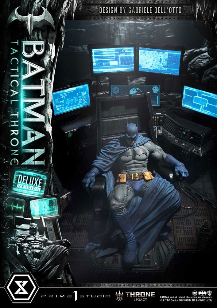 DC Comics Throne Legacy Collection Statue 1/3 Batman Tactical Throne Deluxe Bonus Version 57 cm