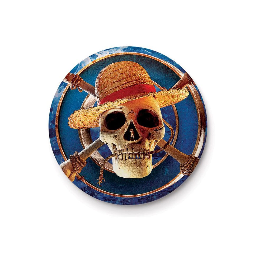 One Piece Enamel Pin Badge Straw Hat Logo