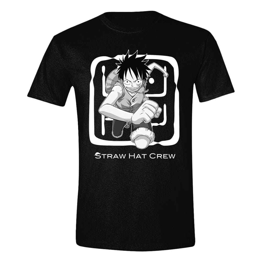 One Piece T-Shirt Luffy Jumping Size L