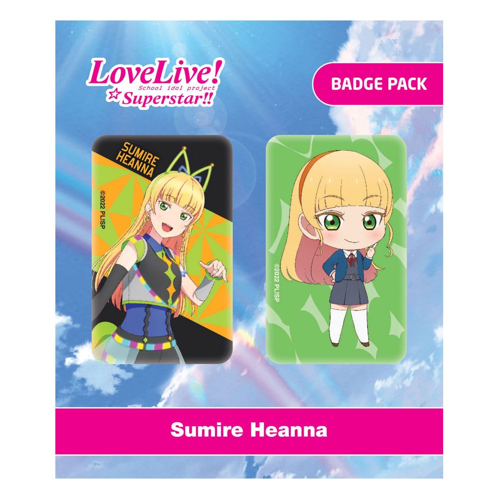 Love Live! Pin Badges 2-Pack Sumire Heanna