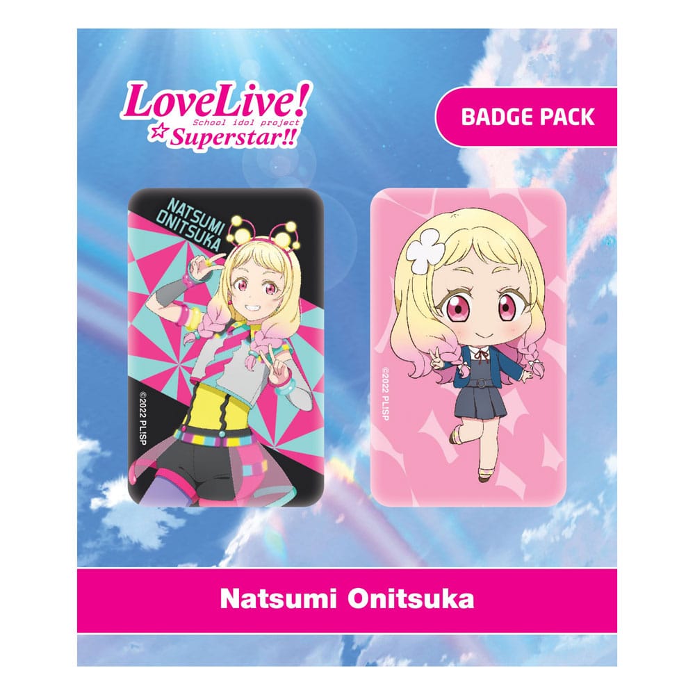 Love Live! Pin Badges 2-Pack Natsumi Onitsuka