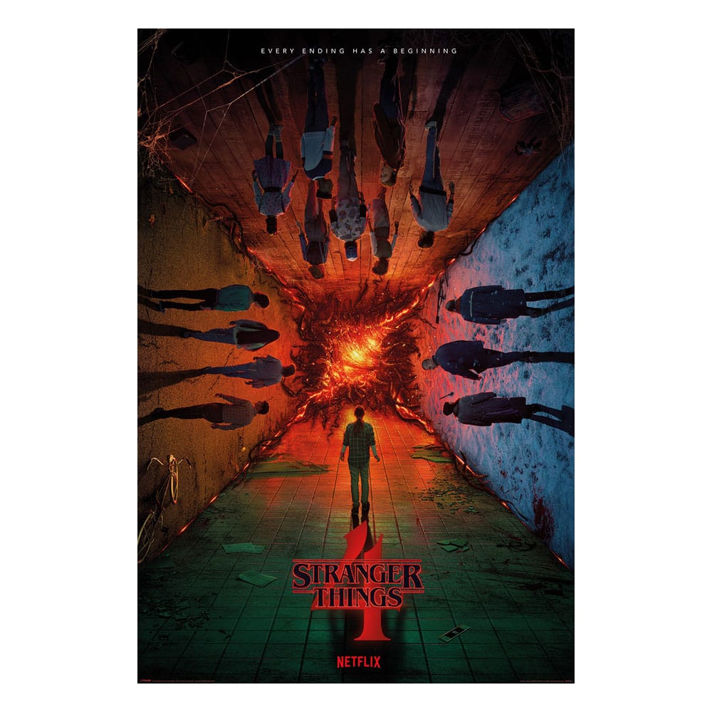 Stranger Things 4 Poster Pack Every Ending has a Beginning 61 x 91 cm (4)