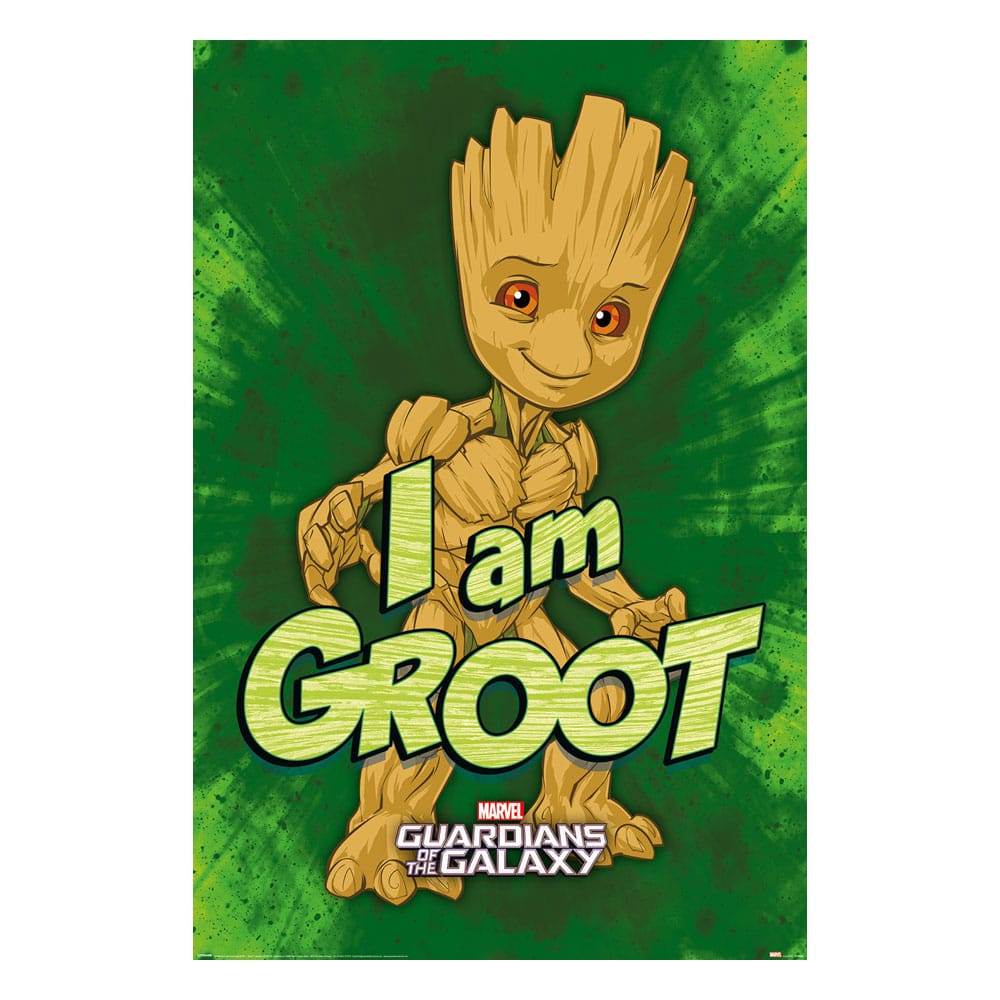 Marvel Poster Pack Guardians of the Galaxy I am Groot 61 x 91 cm (4)