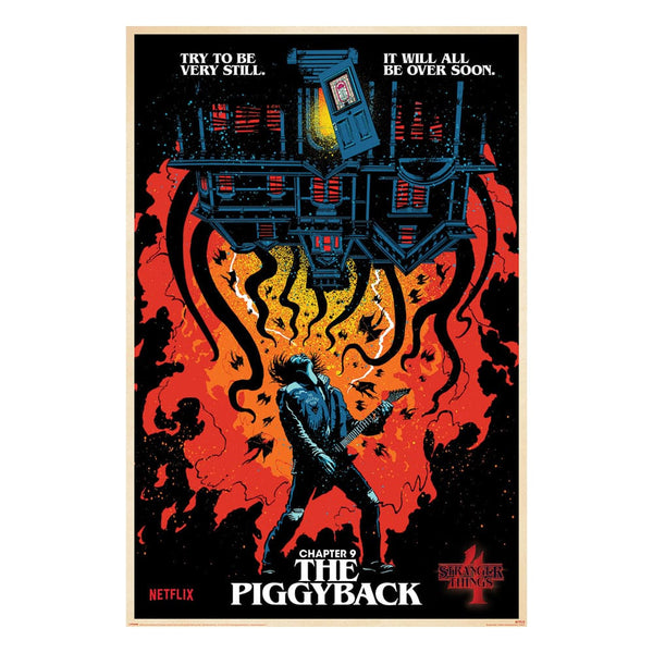 Stranger Things 4 Poster Pack Chapter 9 The Piggback 61 x 91 cm (4)