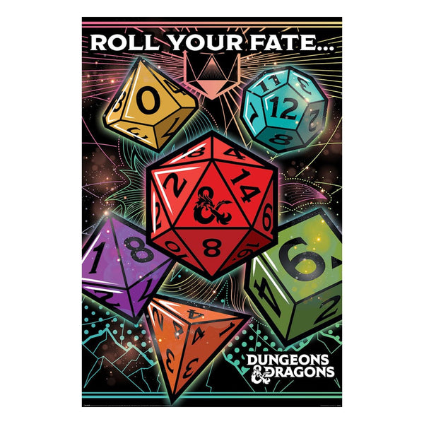 Dungeons & Dragons Poster Pack Roll Your Fate 61 x 91 cm (4)