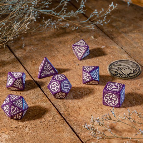 The Witcher Dice Set Yennefer Lilac and Gooseberries (7)