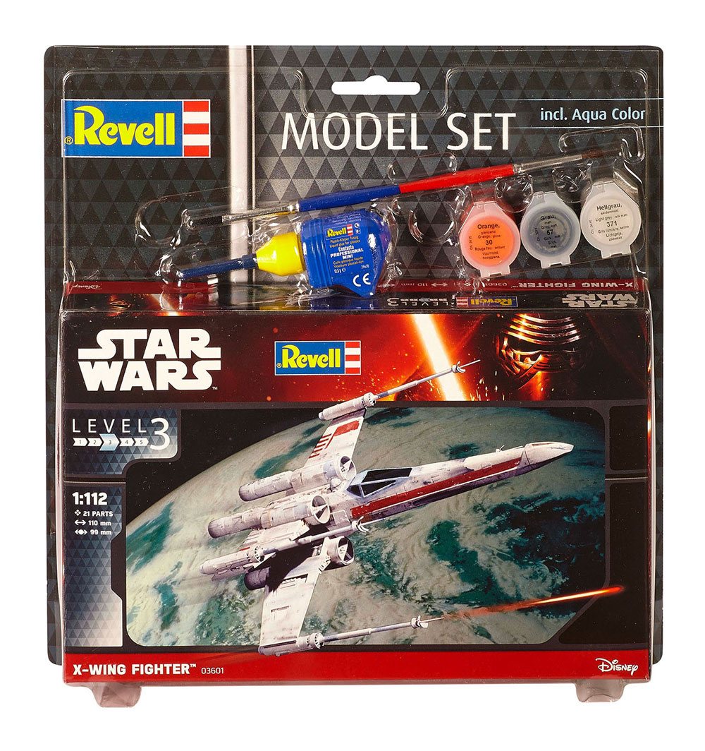 Star Wars Model Kit 1/112 Model Set X-Wing Fighter 11 cm