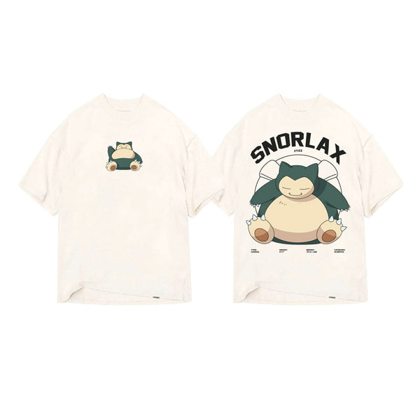 Pokemon T-Shirt Snorlax Front & Back Size M