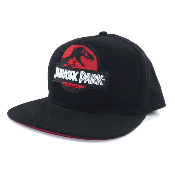 Jurassic Park Curved Bill Cap Red Logo