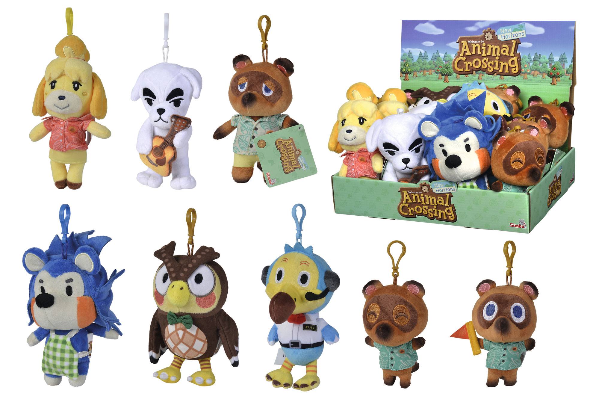 Animal Crossing Plush Keychains Residents 15 cm Assortment (12)