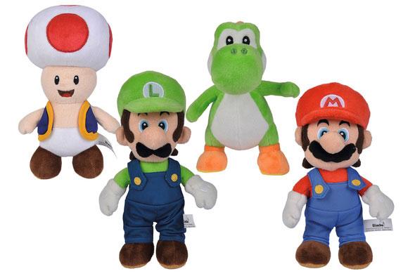 Super Mario Plush Figures All Stars 20 cm Assortment (12)