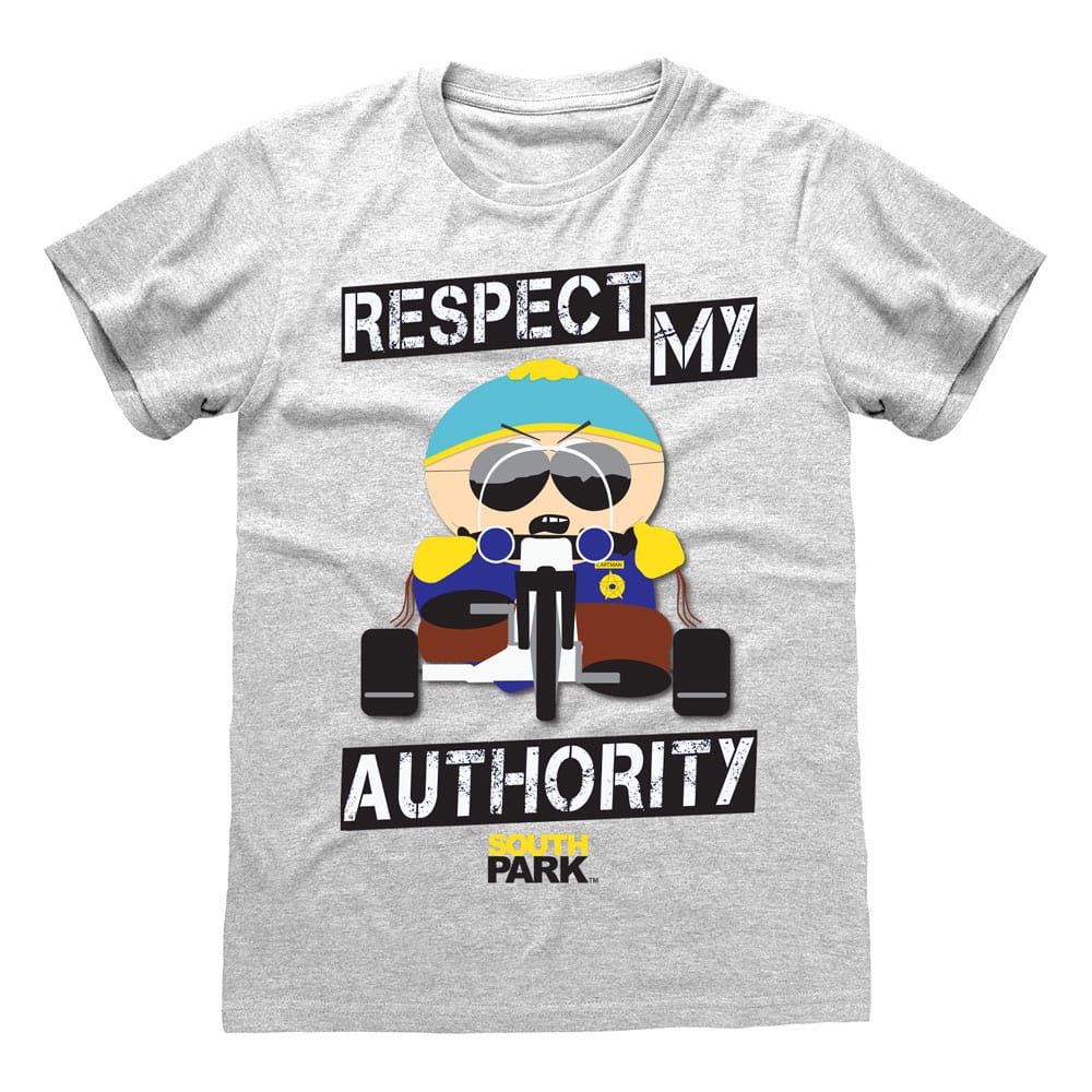 South Park T-Shirt Respect My Authority Size L