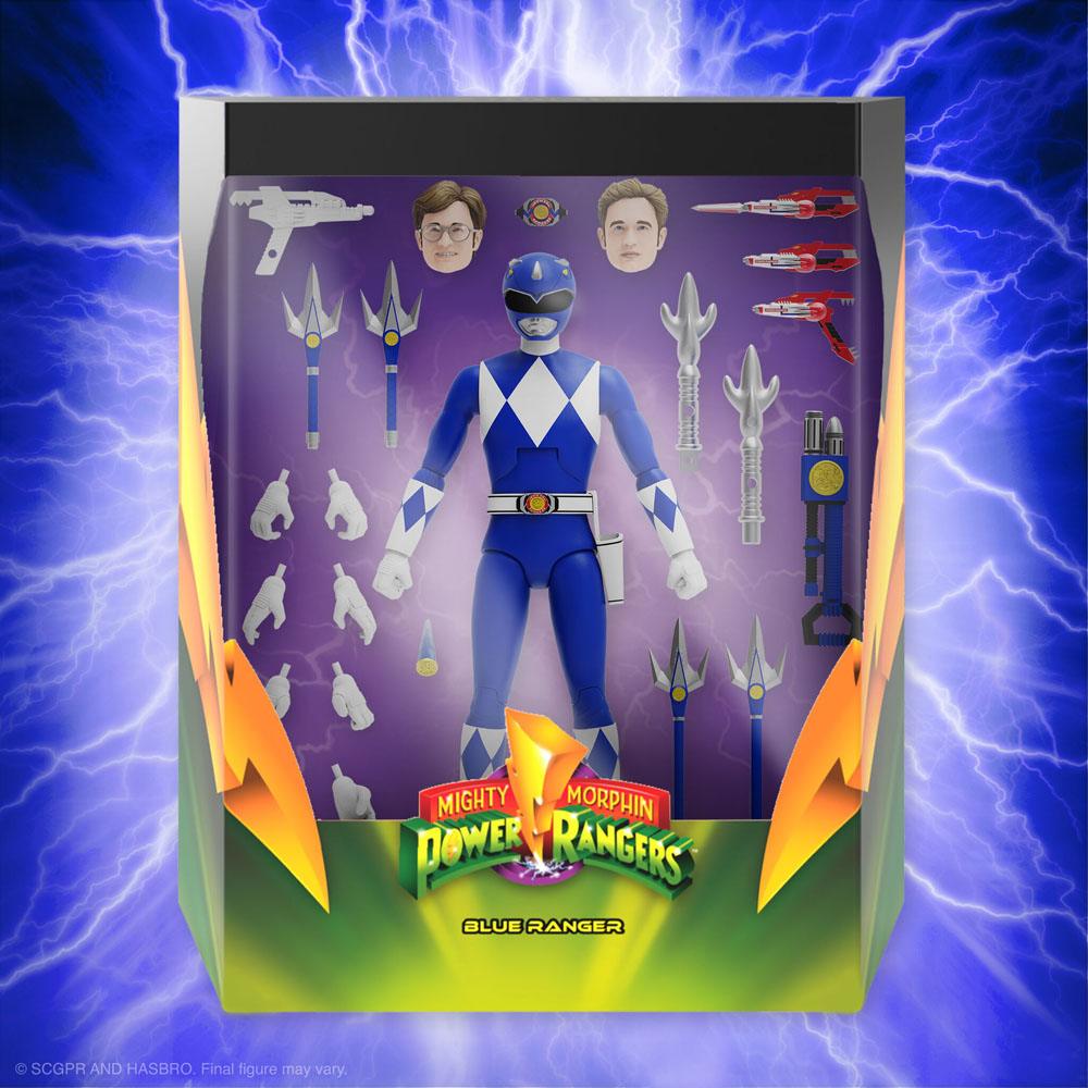 Mighty Morphin Power Rangers Ultimates Action Figure Blue Ranger 18 cm