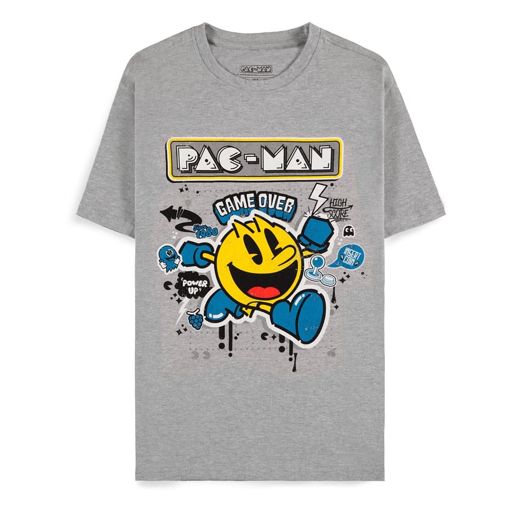 Pac-Man T-Shirt Stencil Art Size S